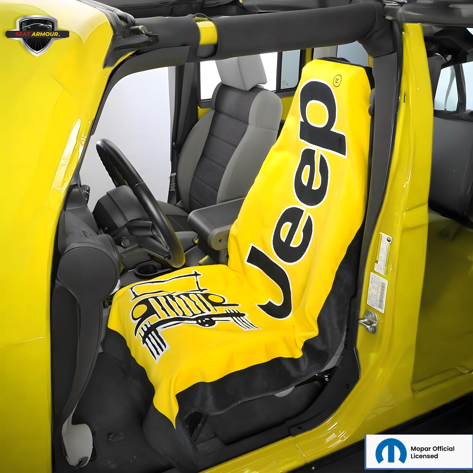 Jeep シートアーマータオル イエロー Amazon.co.jp: Seat Armour T2G100Y ユニバーサルフィット ジープ